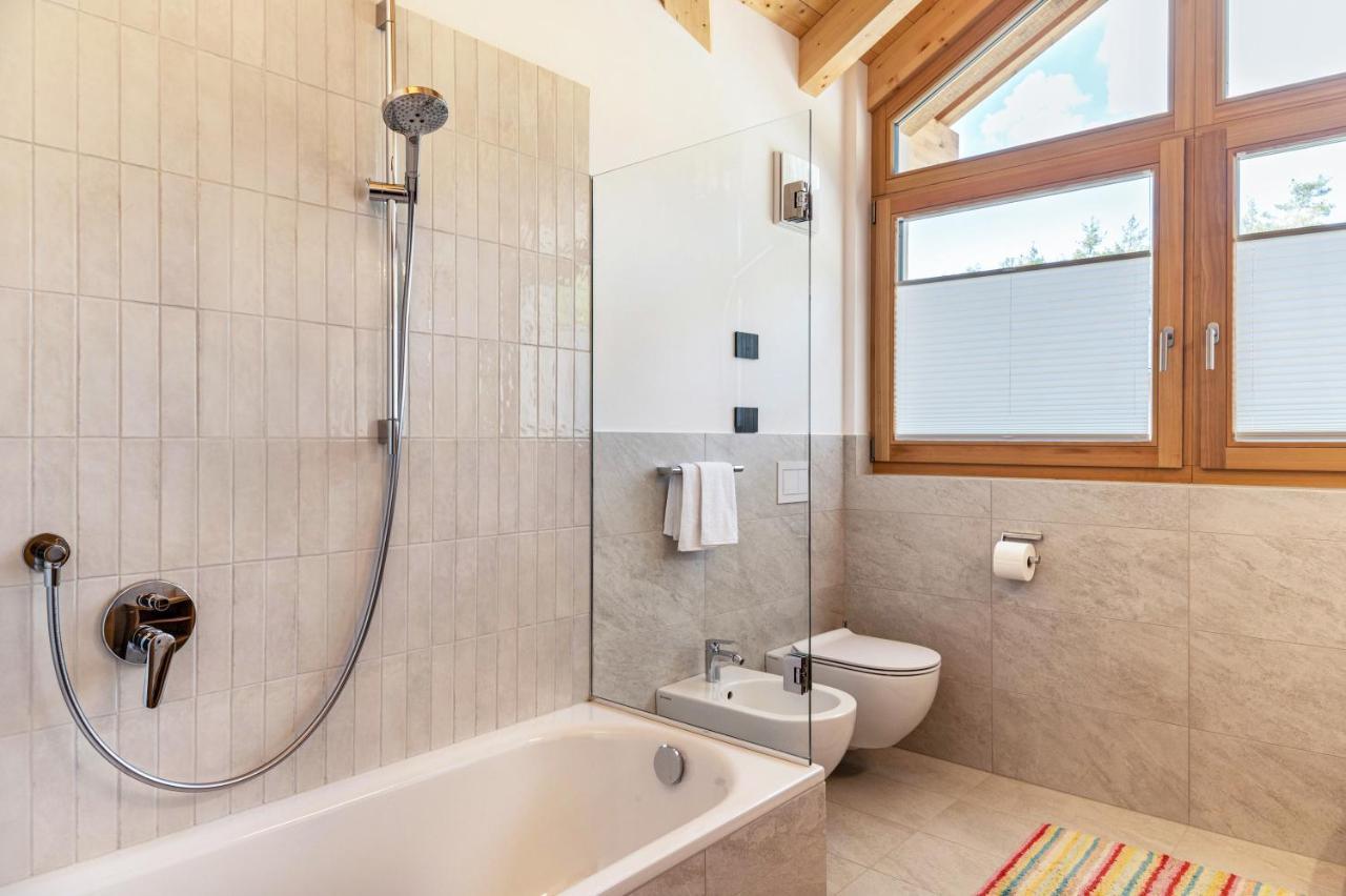 Les Ciases Chalets Dolomites Apt 3 St. Vigil Exteriör bild